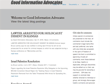 Tablet Screenshot of goodinformation.org